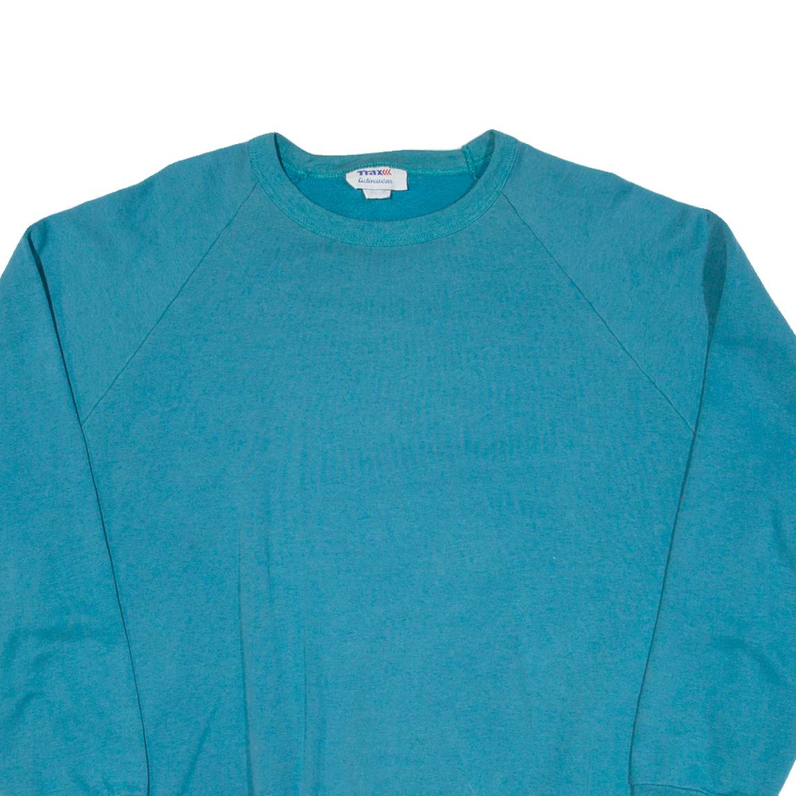 TRAX ACTIVEWEAR Mens Sweatshirt Blue XL