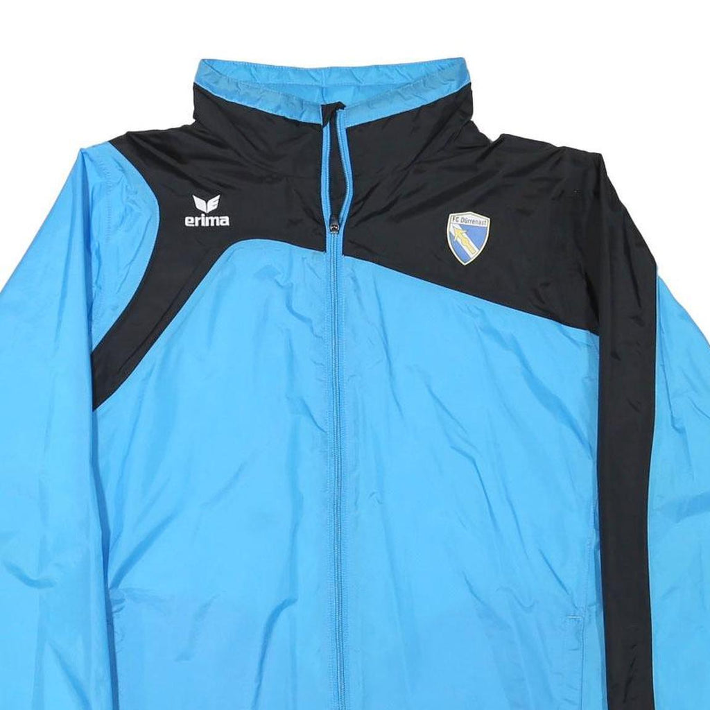 ERIMA Mens Blue & Black Lightweight Sports Jacket L Polyester Blend Zip
