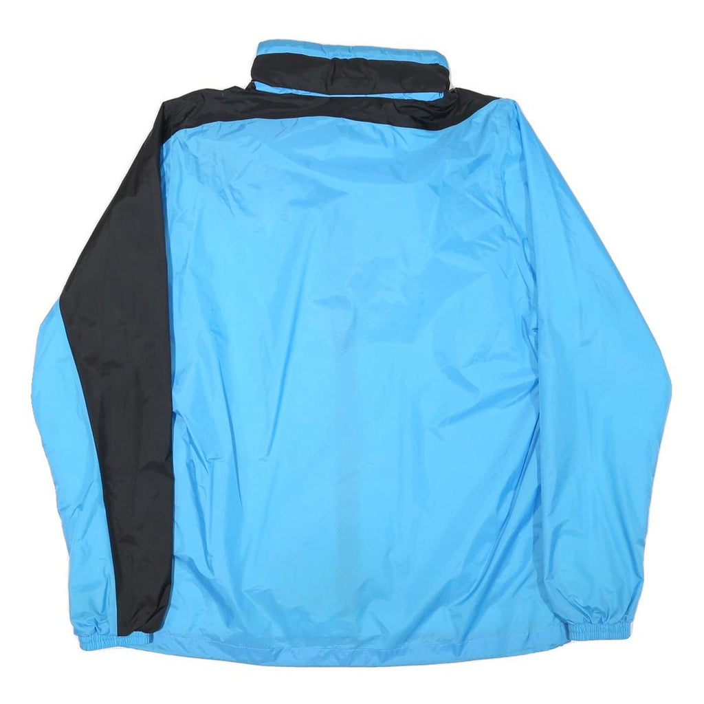 ERIMA Mens Blue & Black Lightweight Sports Jacket L Polyester Blend Zip