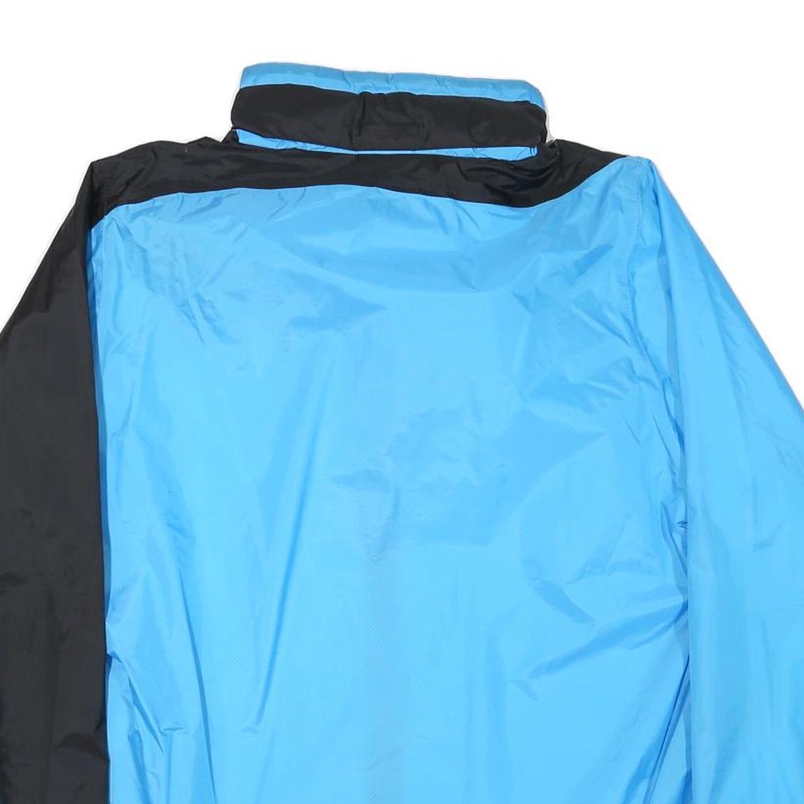 ERIMA Mens Blue & Black Lightweight Sports Jacket L Polyester Blend Zip