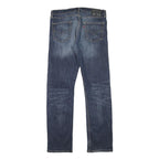 LEVI'S Mens Regular Blue Denim Rinse Jeans W32 L29 Classic Zip Pockets