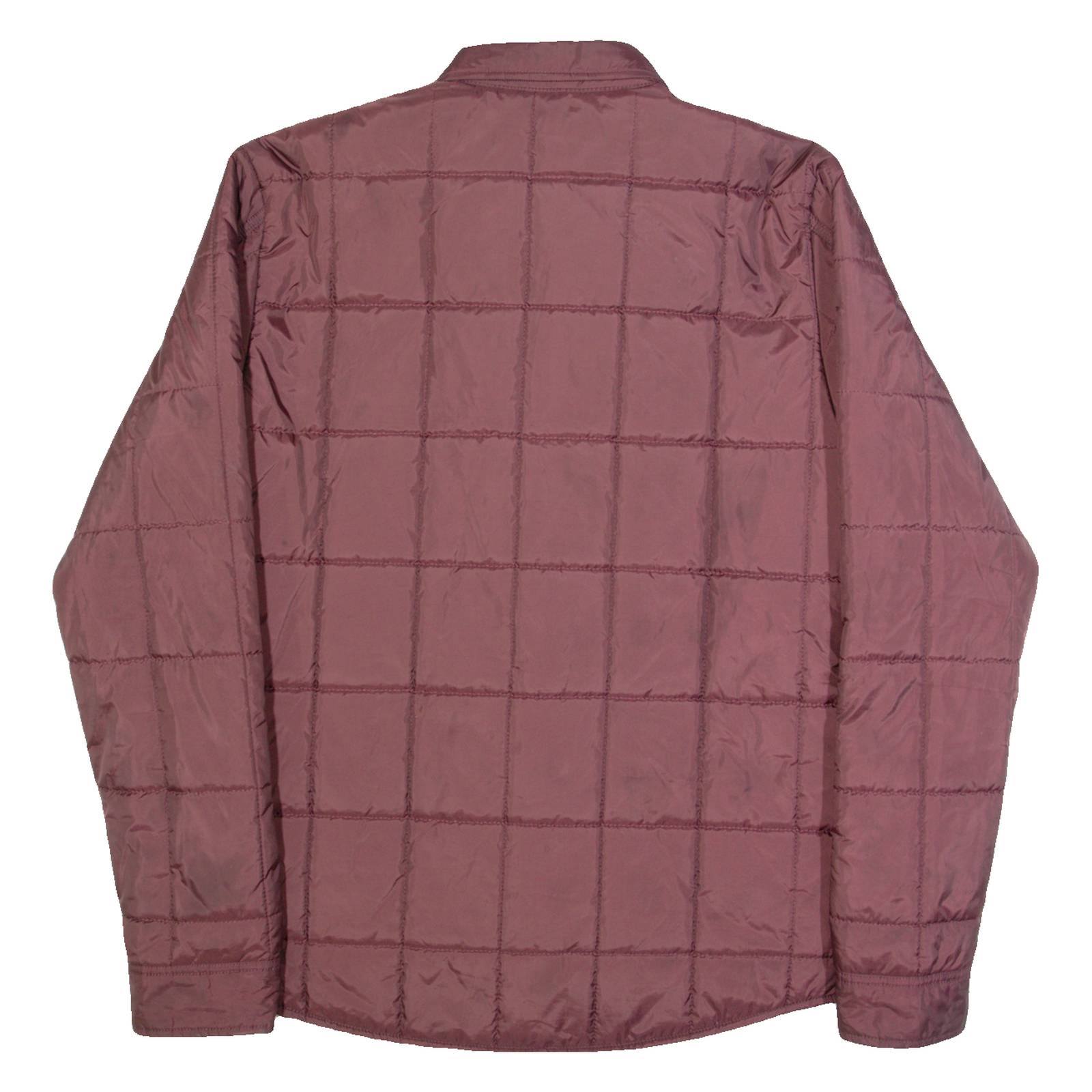 QUIKSILVER Mens Quilted Jacket Maroon S