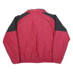 COLUMBIA Mens Red & Black Polyester Outerwear Jacket XL Zip Plain Casual