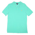POLO RALPH LAUREN Boys Green Short Sleeve Plain Polo Shirt XL Cotton Blend