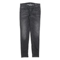 GUESS Womens Jeans Black Slim Skinny Denim Medium W26 L30 Stylish Zip Closure