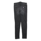 GUESS Womens Jeans Black Slim Skinny Denim Medium W26 L30 Stylish Zip Closure