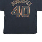 MAJESTIC Mens Black Giants Graphic T-Shirt XL Cotton Crew Neck Short Sleeve