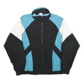 CANADA SPORTSWEAR CO Mens Blue & Black Nylon Track Jacket L Zip Casual Retro