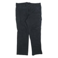 CARHARTT Mens Cotton Blend Black Regular Fit Straight Leg Trousers W40 L30