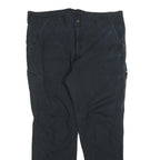 CARHARTT Mens Cotton Blend Black Regular Fit Straight Leg Trousers W40 L30