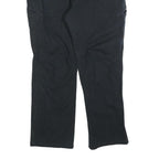 CARHARTT Mens Cotton Blend Black Regular Fit Straight Leg Trousers W40 L30