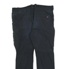 CARHARTT Mens Cotton Blend Black Regular Fit Straight Leg Trousers W40 L30