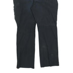 CARHARTT Mens Cotton Blend Black Regular Fit Straight Leg Trousers W40 L30