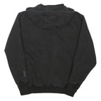CARHARTT Mens Black Pullover Hoodie M Workwear Cotton Blend Casual 1/4 Zip