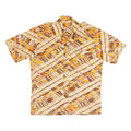 Mens Shirt Orange 90s Striped M