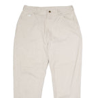 LEE Mens Twill Trousers Beige Regular Mom W30 L28