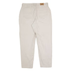 LEE Mens Twill Trousers Beige Regular Mom W30 L28