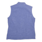 TOMMY HILFIGER Mens Blue Sleeveless Zip Jacket M Polyester Plain Casual