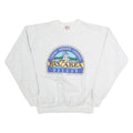 HANES Mens Grey Bay Area Oregon Crew Neck L Cotton Graphic Sweatshirt