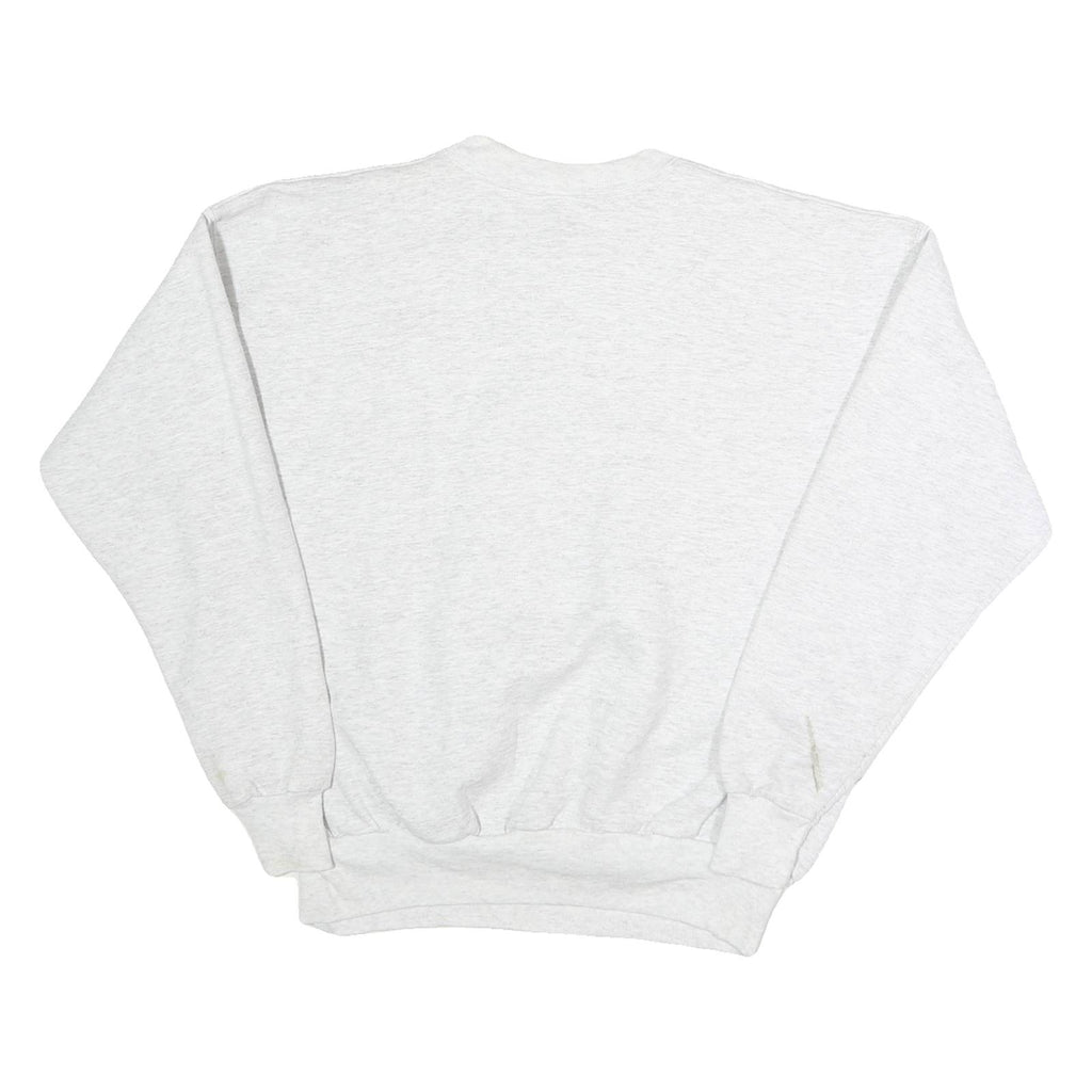 HANES Mens Grey Bay Area Oregon Crew Neck L Cotton Graphic Sweatshirt