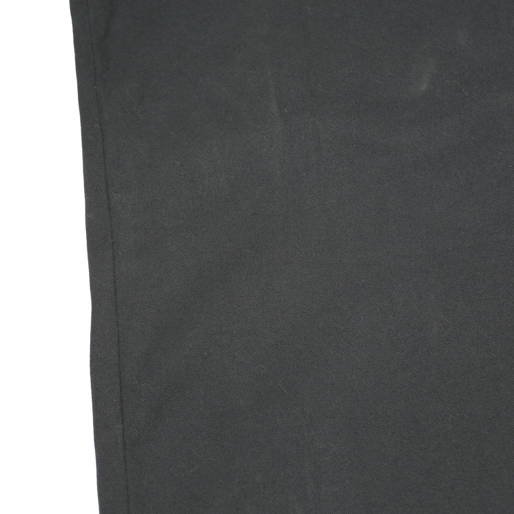 DICKIES Mens Cotton Blend Black Relaxed Straight Trousers W40 L30 Workwear Zip