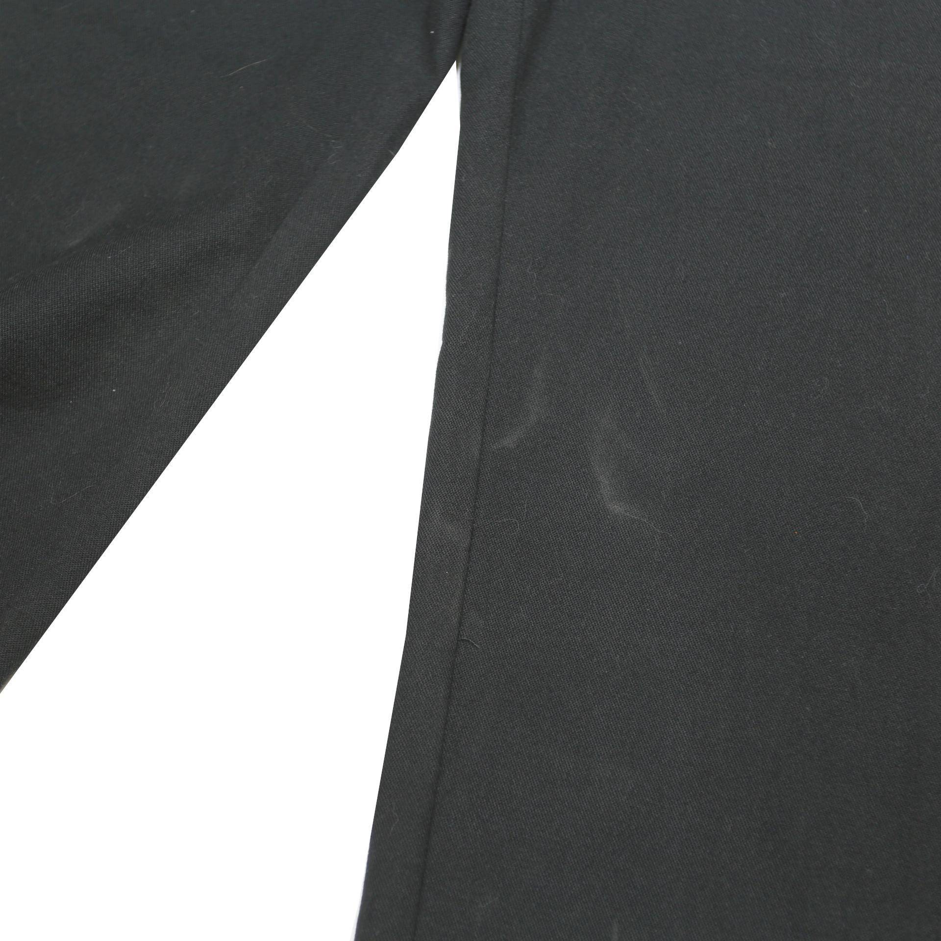 DICKIES Mens Cotton Blend Black Relaxed Straight Trousers W40 L30 Workwear Zip