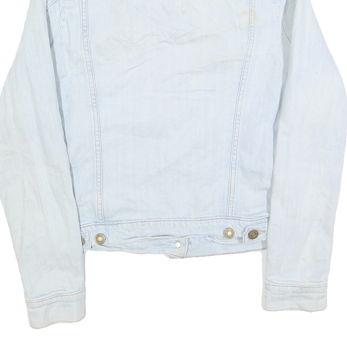 LEVI'S Womens Blue Denim Jacket M Cotton Button Classic Casual Outerwear