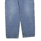 CARHARTT Womens Blue Regular Fit Straight Denim Light W40 L30 Workwear Cotton