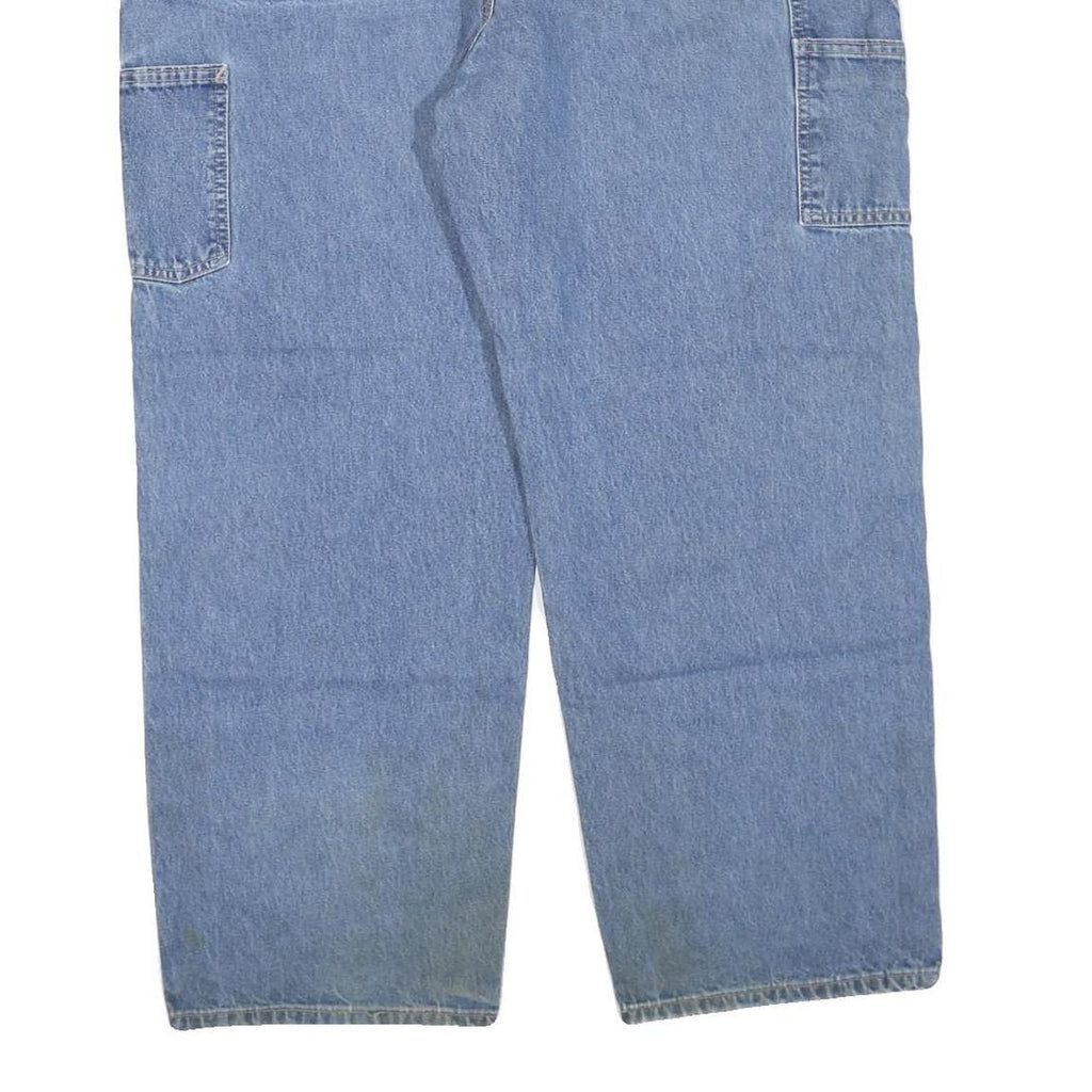 CARHARTT Womens Blue Regular Fit Straight Denim Light W40 L30 Workwear Cotton