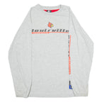 STARTER Louisville's Cardinals Mens T-Shirt Grey Long Sleeve USA M