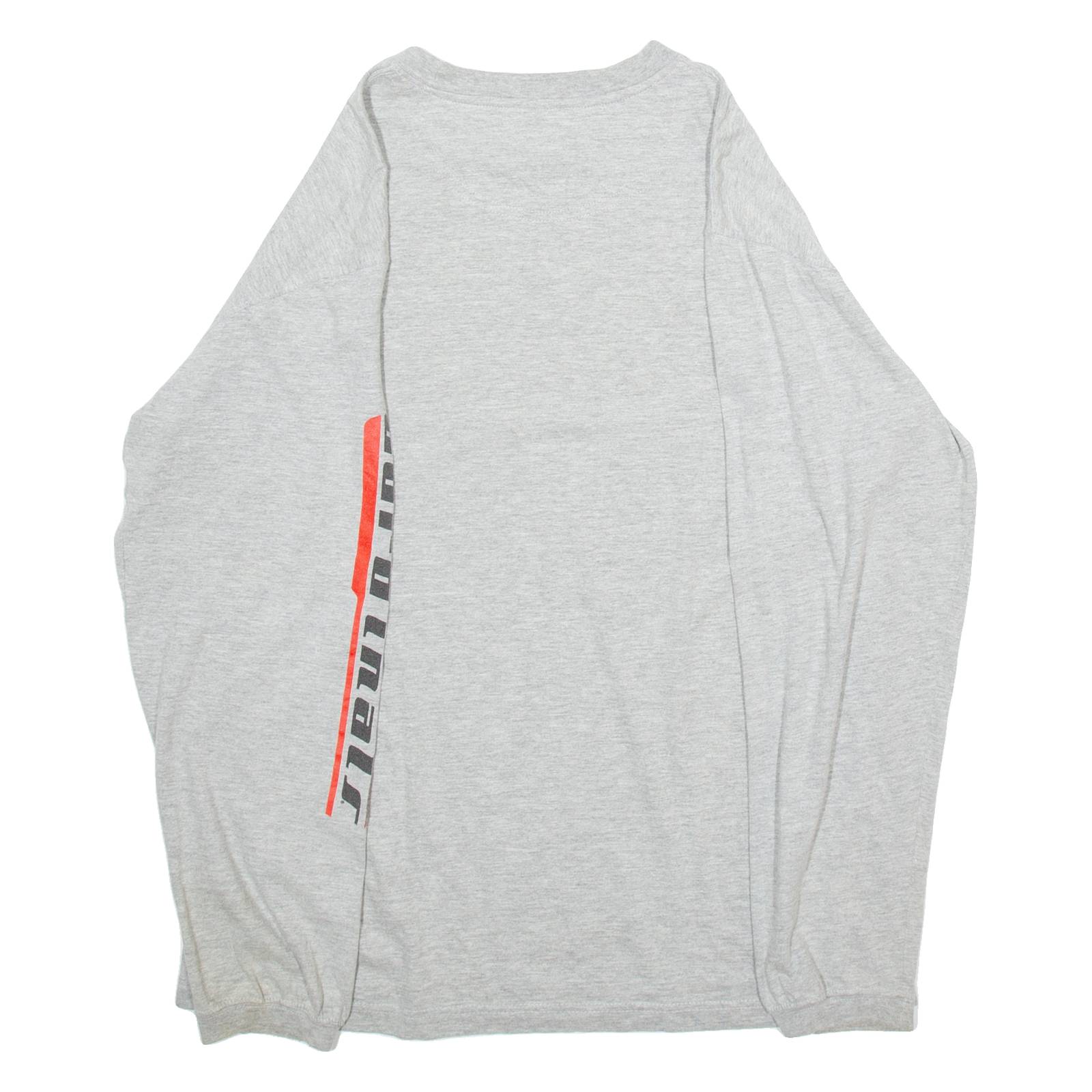 STARTER Louisville's Cardinals Mens T-Shirt Grey Long Sleeve USA M