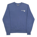 NEW BALANCE Mens Blue Crew Neck S Cotton Blend Sweatshirt Casual Sportswear