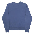 NEW BALANCE Mens Blue Crew Neck S Cotton Blend Sweatshirt Casual Sportswear