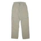 THE NORTH FACE Womens Regular Beige Cargo Zip Trousers W25 L28 Outdoor Utility