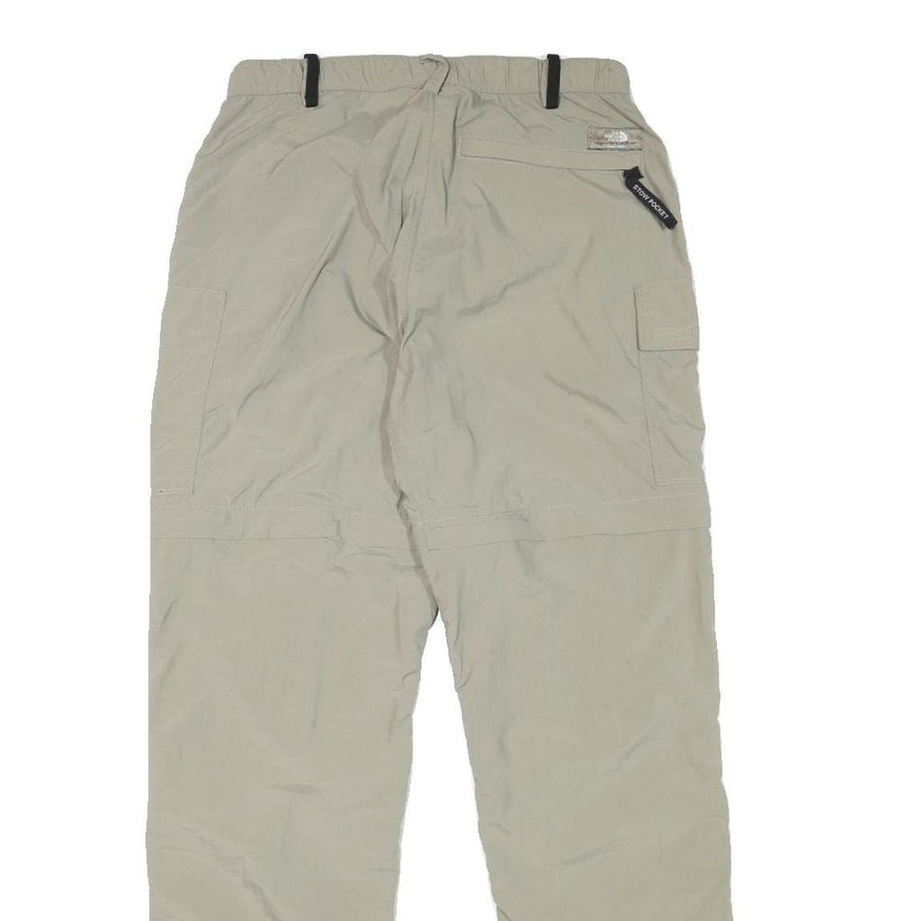 THE NORTH FACE Womens Regular Beige Cargo Zip Trousers W25 L28 Outdoor Utility