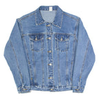 JEANS Womens Denim Jacket Blue S