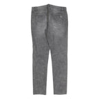 MICHAEL KORS Womens Slim Fit Grey Denim Slim Jeans W30 L30 Cotton Blend Zip