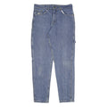 KARL KANI Womens Jeans Blue Relaxed Straight Denim Medium W32 L32 Embroidered