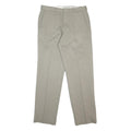 MARKS & SPENCER Mens Polyester Regular Beige Trousers W30 L31 Classic Zip Formal