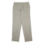MARKS & SPENCER Mens Polyester Regular Beige Trousers W30 L31 Classic Zip Formal