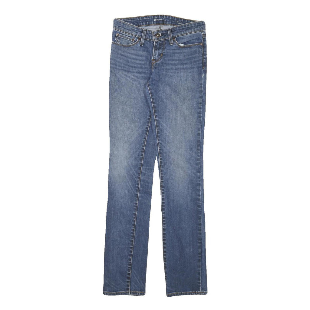LEVI'S Womens Slim Blue Denim Jeans W25 L31 Zip Classic Fit Straight
