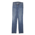 LEVI'S Womens Slim Blue Denim Jeans W25 L31 Zip Classic Fit Straight