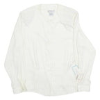 EVAN PICONE PETITES Womens Printed Shirt Cream 90s Houndstooth M