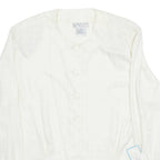 EVAN PICONE PETITES Womens Printed Shirt Cream 90s Houndstooth M