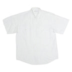 GIANCARLO VITALI Mens Shirt White Striped L