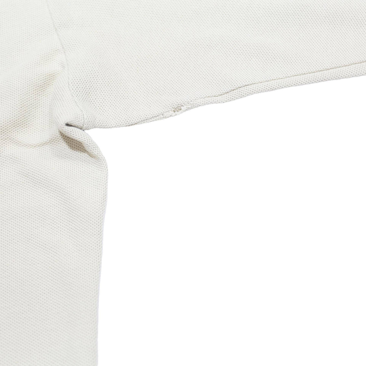 FILA Mens Cream Long Sleeve Plain L Cotton Polo Shirt Classic Fit