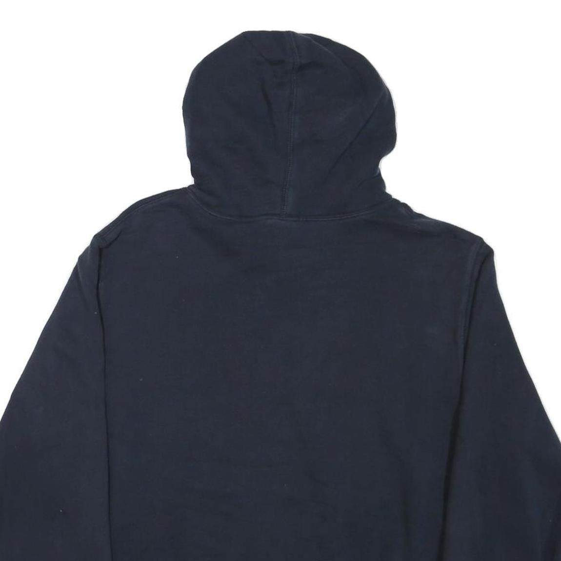 NIKE Mens Navy Blue Cotton Blend Pullover Hoodie L CDM Soccer Sweatshirt