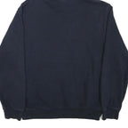 NIKE Mens Navy Blue Cotton Blend Pullover Hoodie L CDM Soccer Sweatshirt