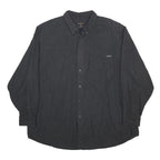WOOLRICH Mens Black Casual Woven Shirt 2XL Button Down Long Sleeve Stylish Fit