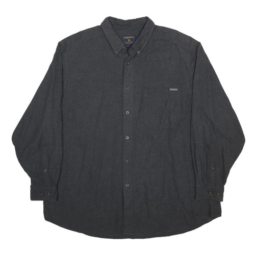 WOOLRICH Mens Black Casual Woven Shirt 2XL Button Down Long Sleeve Stylish Fit